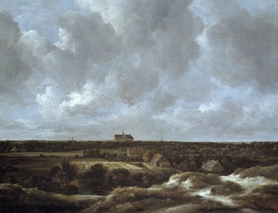 Vue de Haarlem et des champs de blanchiment, vers 1665-70 - Jacob van Ruisdael