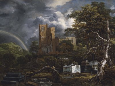 Le cimetière juif, vers 1654-55 - Jacob van Ruisdael