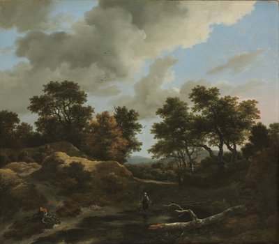 Paysage boisé et vallonné, années 1660 - Jacob van Ruisdael