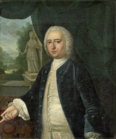 Portrait de Johan Willem Parker, seigneur de Saamslag, Geersdijk, Wissekerke, Cats et Soelekerke, bourgmestre de Middelburg, député de Walcheren en Zélande - Jacob Jan Nachenius