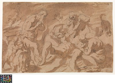 Allemand : Die Beweinung Abels
Néerlandais : De bewening van Abel - Jacob Jordaens