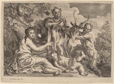 Jupiter nourri par la chèvre Amalthée - Jacob Jordaens