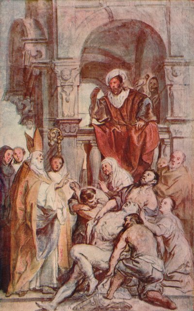 Saint Martin guérissant un homme possédé, vers 17e siècle, 1903 - Jacob Jordaens