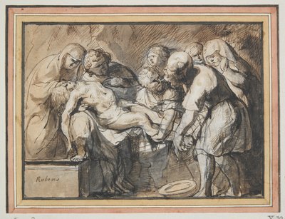 La Mise au tombeau - Jacob Jordaens