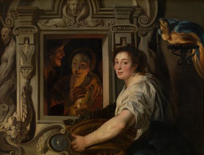 La vendeuse de fruits - Jacob Jordaens