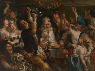 Le roi boit - Jacob Jordaens