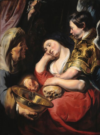 La Tentation de la Madeleine - Jacob Jordaens