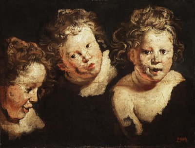 Trois études de la tête d