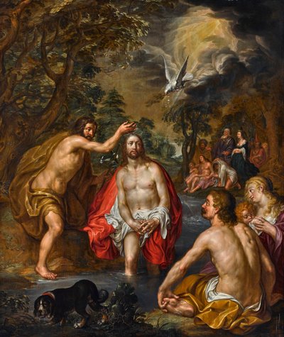 Le baptême du Christ - Jacob Lois