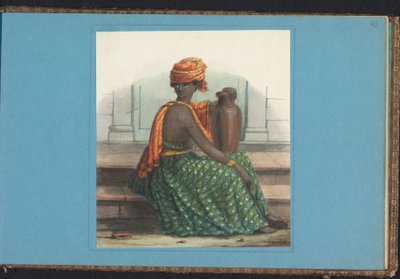 Femme en koto misi (Album avec dessins du Suriname, p.42(r) (50)) - Jacob Marius Adriaan Martini van Geffen
