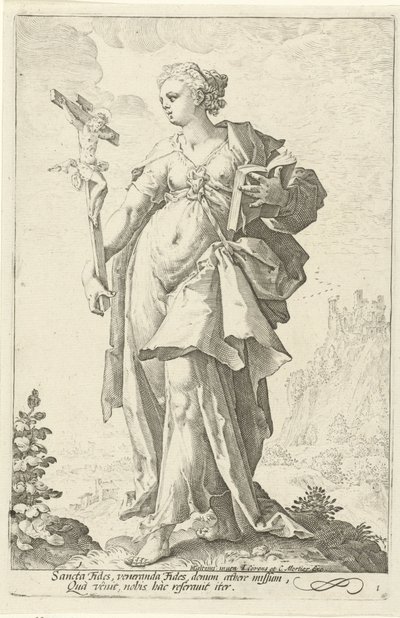 Foi (Fides) - Jacob Matham (attributed to)