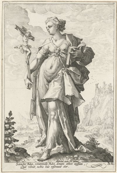 Foi (Fides) - Jacob Matham (attributed to)