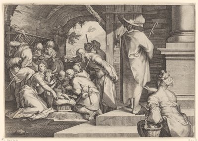 Adoration des bergers - Jacob Matham