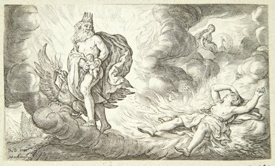 La naissance de Bacchus - Jacob Matham