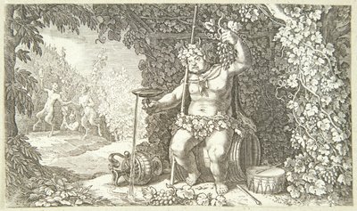 Bacchus comme dieu du vin - Jacob Matham