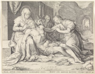 Lamentation du Christ - Jacob Matham