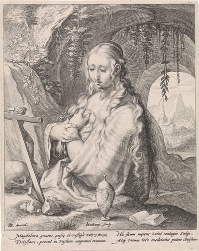 Marie Madeleine pénitente - Jacob Matham