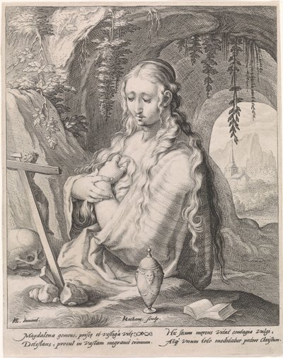 Marie Madeleine pénitente - Jacob Matham