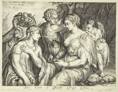 Cérès, Bacchus et Vénus - Jacob Matham