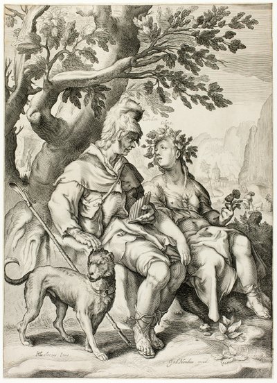 Corydon et Sylvia - Jacob Matham
