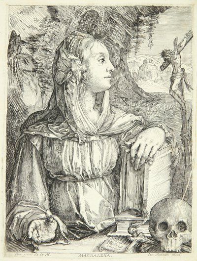 Marie Madeleine pénitente - Jacob Matham