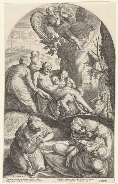Mise au tombeau du Christ - Jacob Matham