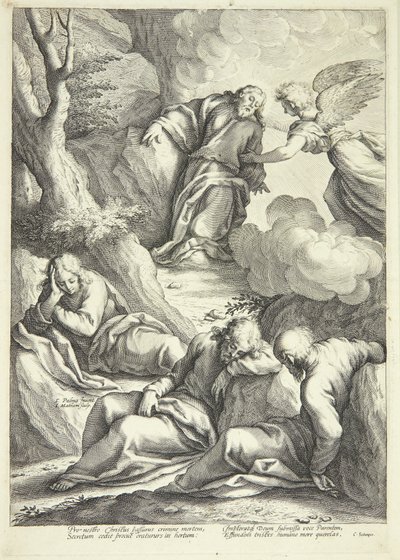 Jésus au jardin de Gethsémani - Jacob Matham