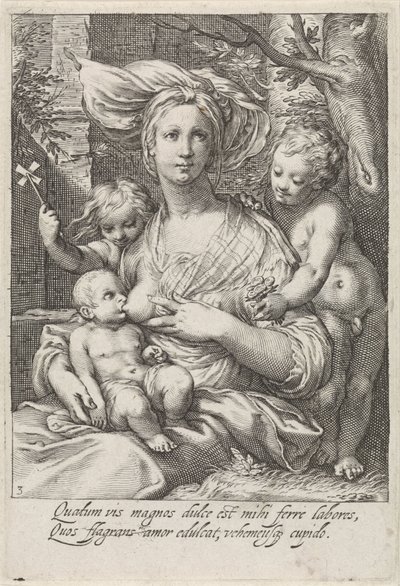 Amour (Caritas) - Jacob Matham