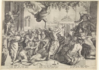 Marcus sauve un esclave de sa torture - Jacob Matham