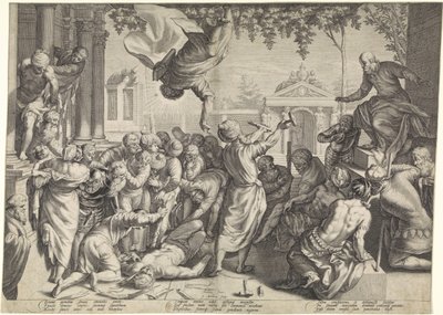 Marc sauve un esclave de sa torture - Jacob Matham
