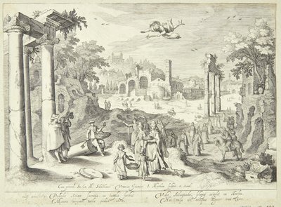 Mercure et Herse - Jacob Matham