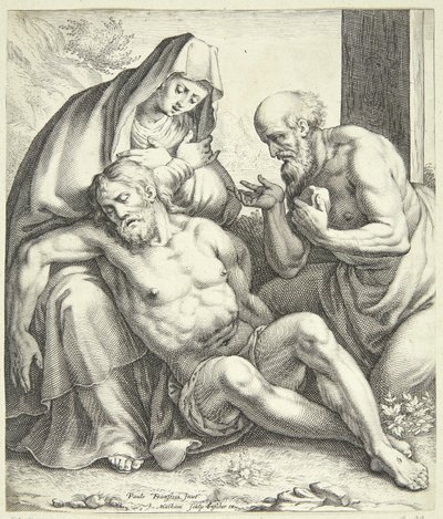 Pietà - Jacob Matham