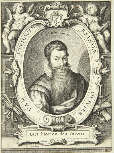 Portrait de Reinier Olivier van Sonhoven - Jacob Matham