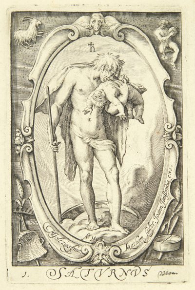 Saturne - Jacob Matham