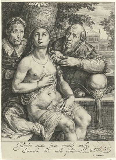 Suzanne et les vieillards - Jacob Matham