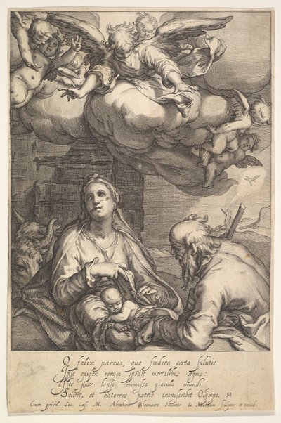 La Nativité - Jacob Matham