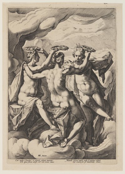 Les trois grâces - Jacob Matham