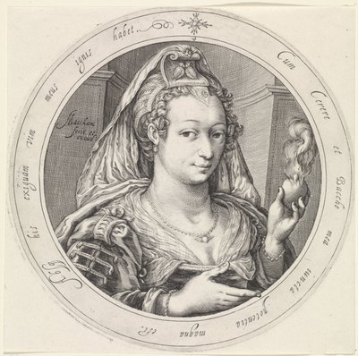 Vénus au cœur ardent - Jacob Matham