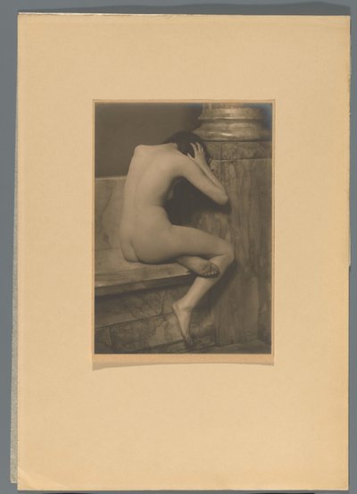 Portrait de Mies Rosenboom-Merkelbach en nu assis - Jacob Merkelbach