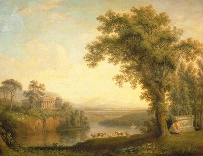 Paysage antique avec le tombeau de Phaéton, 1785 - Jacob Philippe Hackert