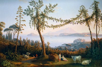 Le golfe de Pouzzoles - Jacob Philippe Hackert