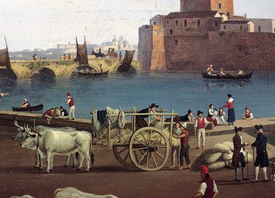 Vue du port de Trani - Jacob Philippe Hackert