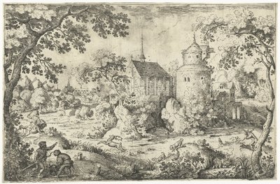 Chasse au cerf près d