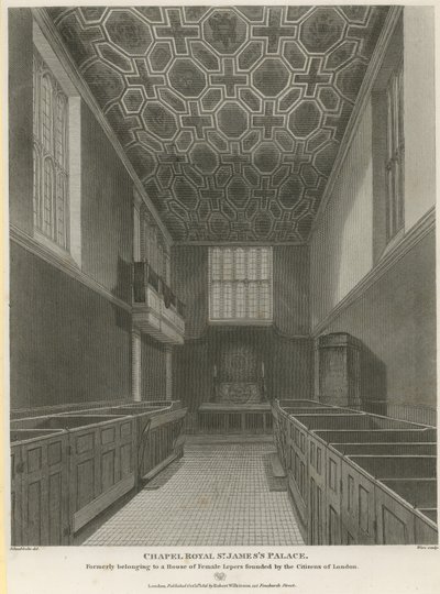 Chapelle royale au palais de St James - Jacob Schnebbelie