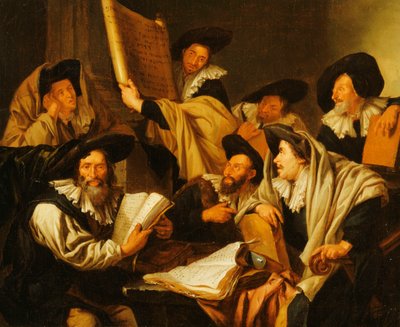 Une dispute rabbinique - Jacob Toorenvliet