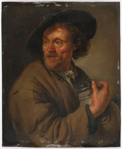 Homme tenant une cruche - Jacob Toorenvliet
