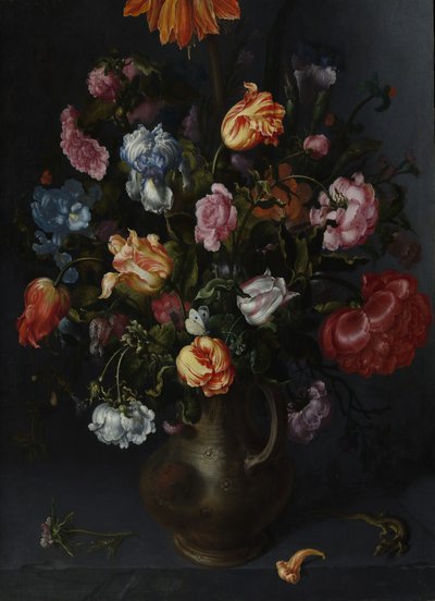 Un vase avec des fleurs - Jacob Vosmaer