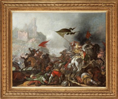 Bataille entre Turcs et Chrétiens lors de la prise de Constantinople par l