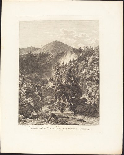 Chute du Velino à Papigno, près de Terni - Jacob Wilhelm Mechau