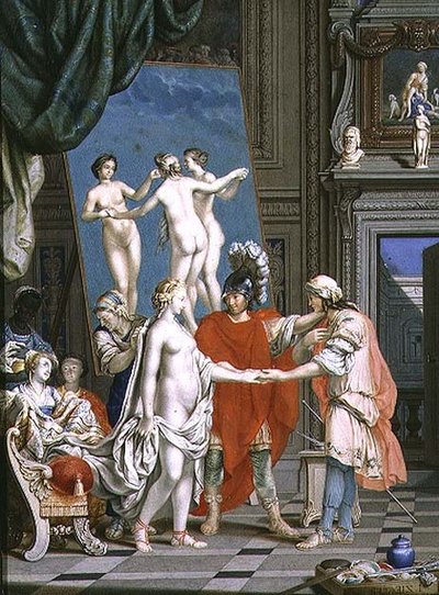 Alexandre le Grand (356-323 av. J.-C.) présentant Campaspe à Apelles (4ème siècle av. J.-C.) - Jacob Ziegler